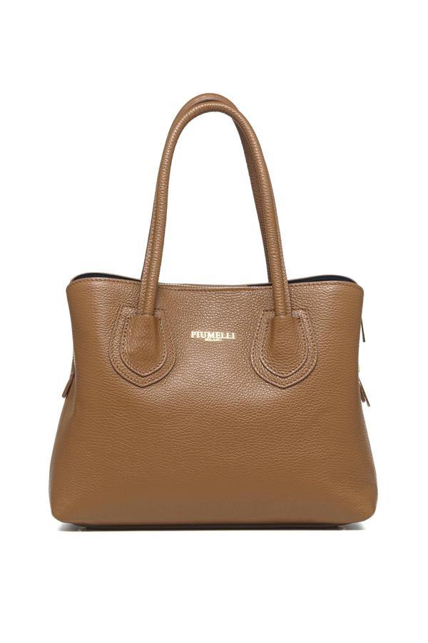 Kadın Omuz Çantası IVA M Piumelli Milano Bag D17 Tobacco - Image 1