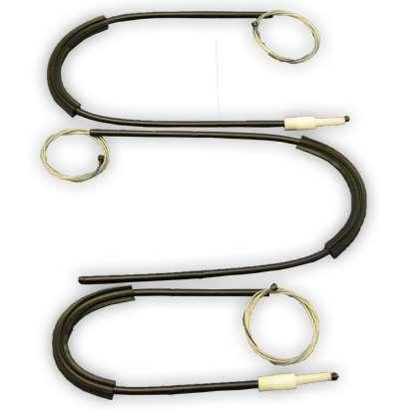 Renault Megane 2 2002-2008 8201010925-8200325135-8201010926-8200325136  Sol ve Sağ Ön Cam Kriko Teli 2 Adet - Image 1