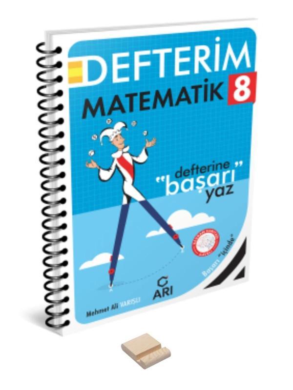 LGS 8. Sınıf Matematik Defterim ve Telefon Standı - Arı Yayıncılık - Image 1