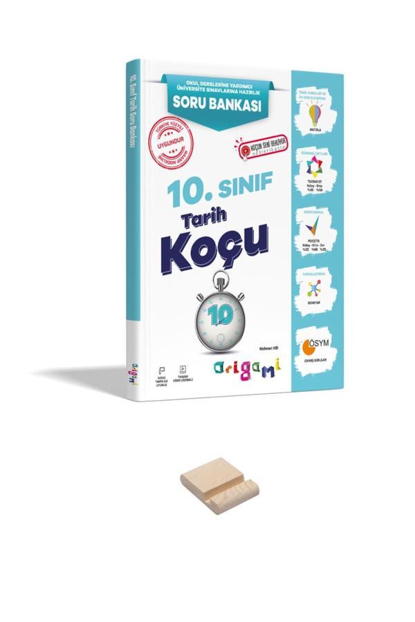 ORİGAMİ 10. Sınıf Tarih Soru Bankası + Telefon Standı - Tammat  Yayıncılık - Image 1