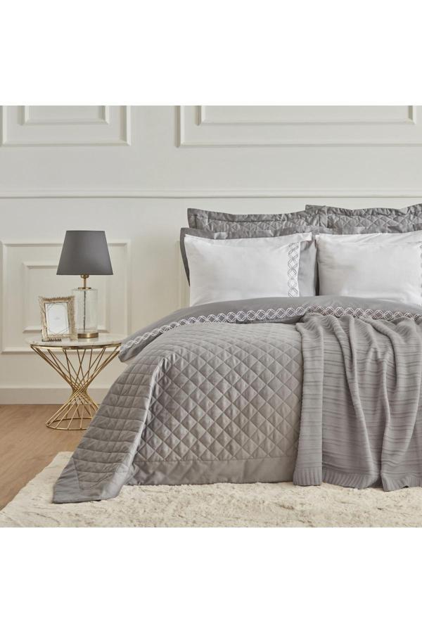 Karaca Home Bride Coll Nicole 10 Parça Çeyiz Seti Gri - Image 1