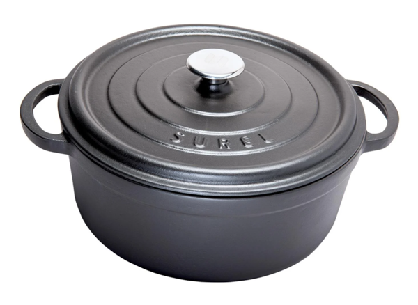 Sürel 32 cm Yuvarlak Tencere Mat Siyah - Image 1