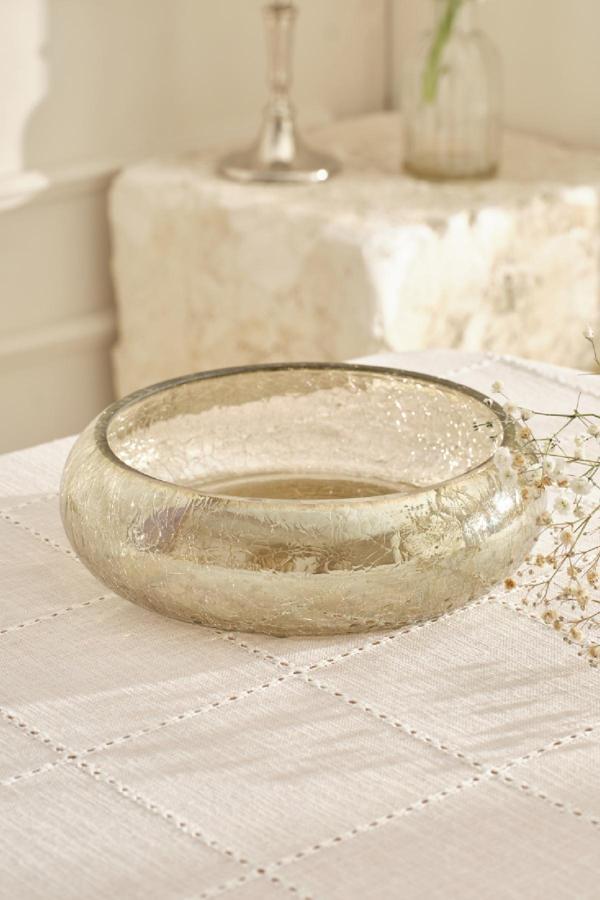 Karaca Home Ella Dekoratif Orta Kase Lüster Füme 20X5 cm - Image 1