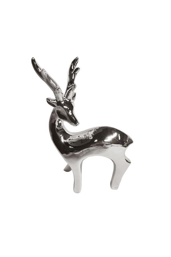 Karaca Home Deer Obje Sliver 14x22 cm - Image 1
