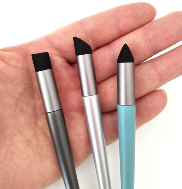 Sünger vurgulayıcı, detay gölgeleme, kara kalem silgi, pastel tonlama, yıkanabilir-Set 3'lü - Image 1