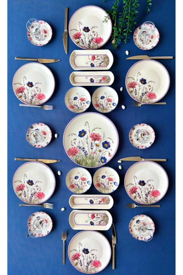 Hercai Serisi 6 Kişilik 21 Parça Kahvaltı Takımı - Image 1