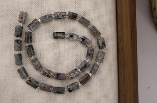 SİLİNDİR KÖŞELİ KESİM YOOPERLİTE 8X11 MM DOĞAL TAŞ DİZİ- YÜKSEK KALİTELİ DOĞAL TAŞ - Image 1