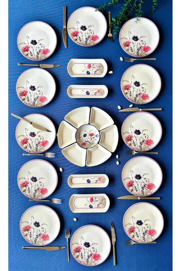 Hercai Serisi 12 Kişilik 23 Parça Kahvaltı Takımı - Image 1