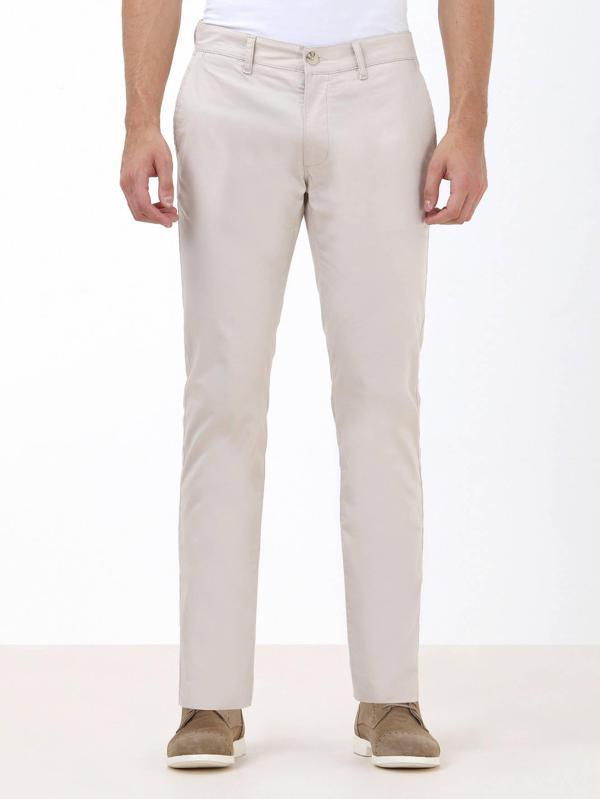 Taş Düz Dokuma Slim Fit Casual Pamuk Karışımlı Pantolon - Image 1