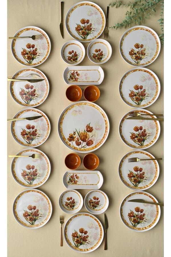 Vintage Model 12 Kişilik 23 Parça Kahvaltı Takımı - Image 1