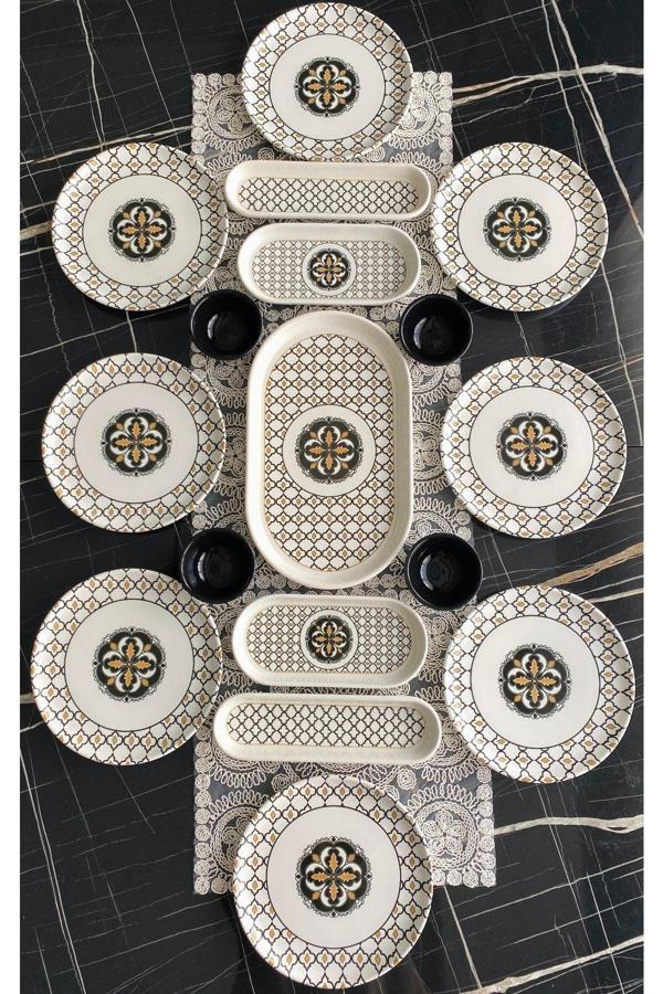 Liva Model 8 Kişilik 17 Parça Kahvaltı Takımı - Image 1