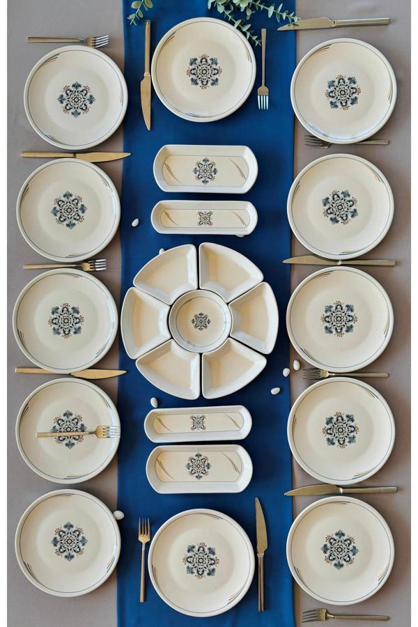 Efsun serisi 12 kişilik 23 parça Kahvaltı takımı - Image 1