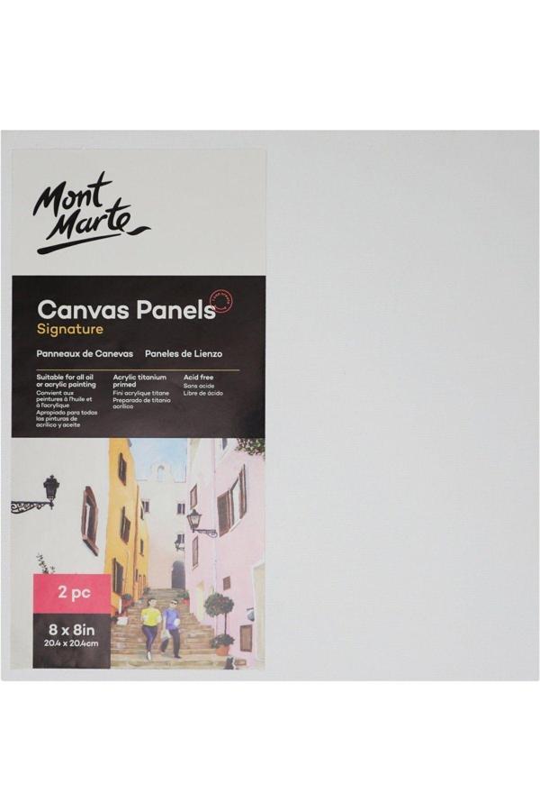 MM Kanvas Panel 20.4x20.4cm 2'li Signature - Image 1