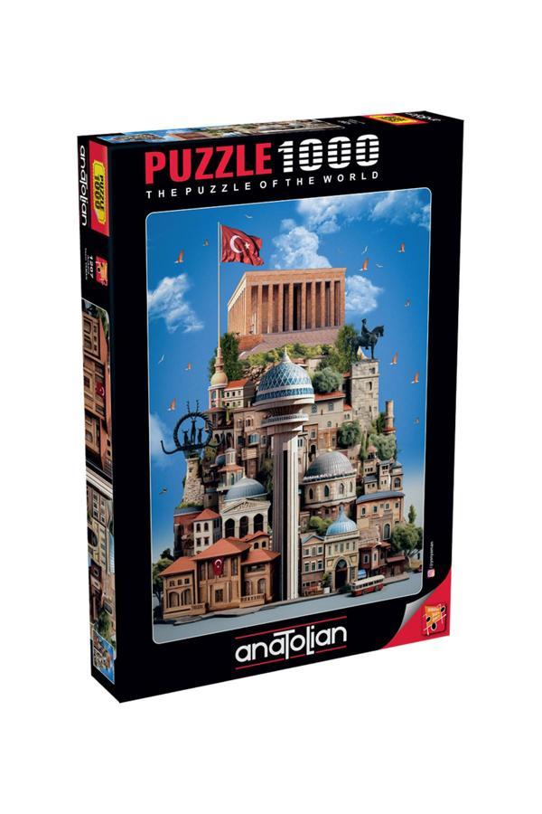 Anatolian 1000 Parçalık Puzzle - Ankara 1207 - Image 1