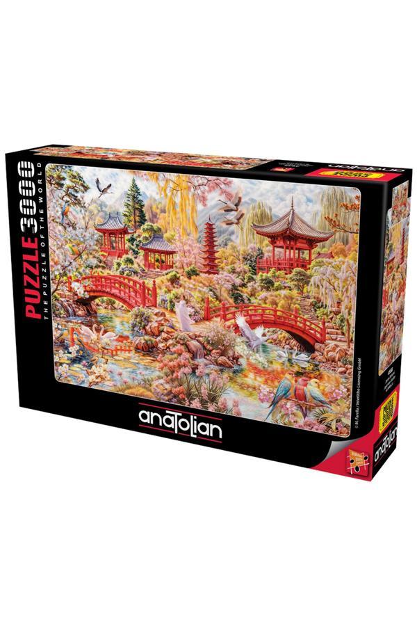Anatolian 3000 Parçalık Puzzle - Japon Bahçesi 4938 - Image 1