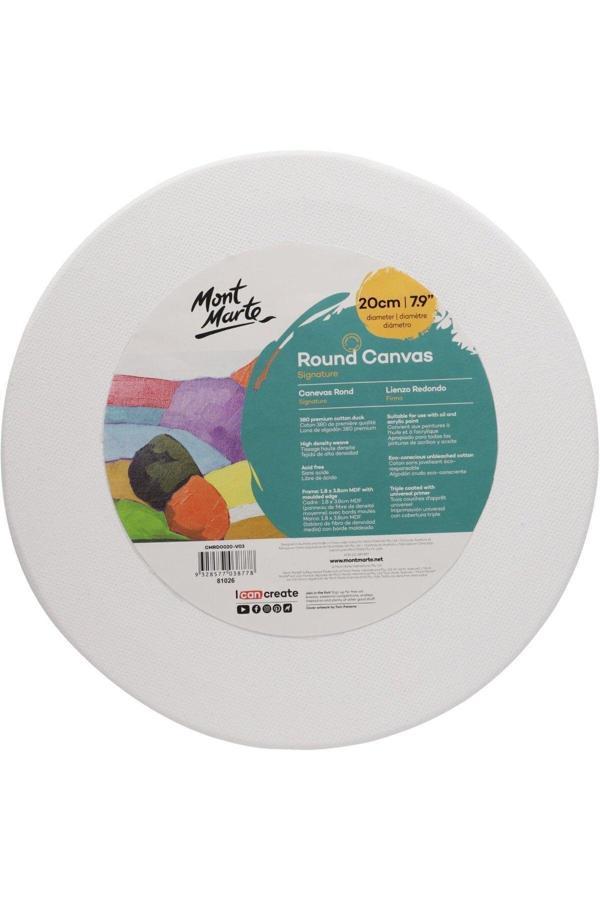 MM Signature Kanvas Yuvarlak 20cm - Image 1