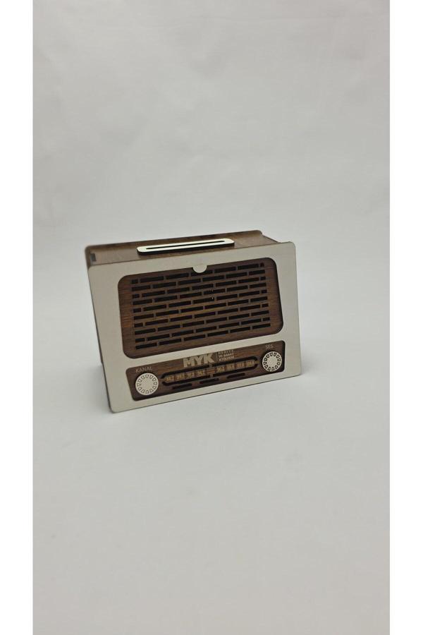 Frefly Store Tip Box Bahşiş Kutusu Nostaljik Radyo Görünümlü - Image 1