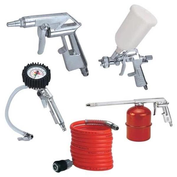 Einhell Kompresör 5 Parça Havalı Alet Seti - Image 1