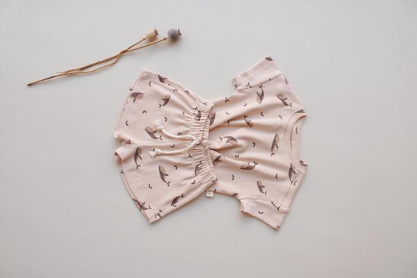 Balina Desen Kaşkorse Şortlu Takım - Image 1