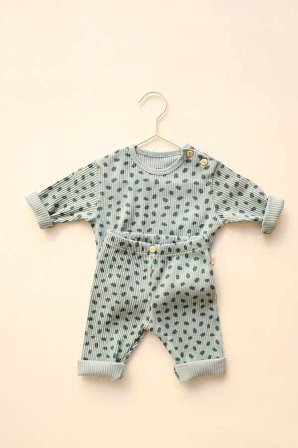 Watercolor Bebek Alt Üst Takım - Image 1