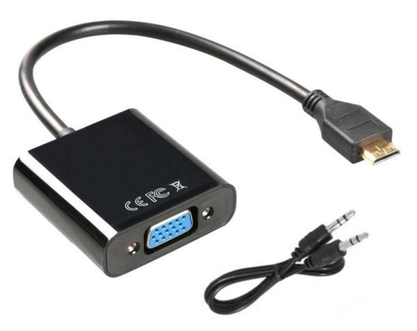 HDMI to VGA/AV Adaptör ( Çevirici Kablo ) Sesli - Image 1