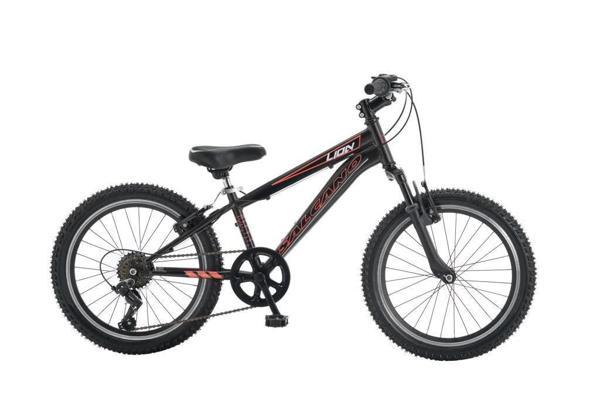 Salcano Lion 20 V Fren 6 Vites 20 Jant Çocuk Bisikleti Siyah Kırmızı - Image 1