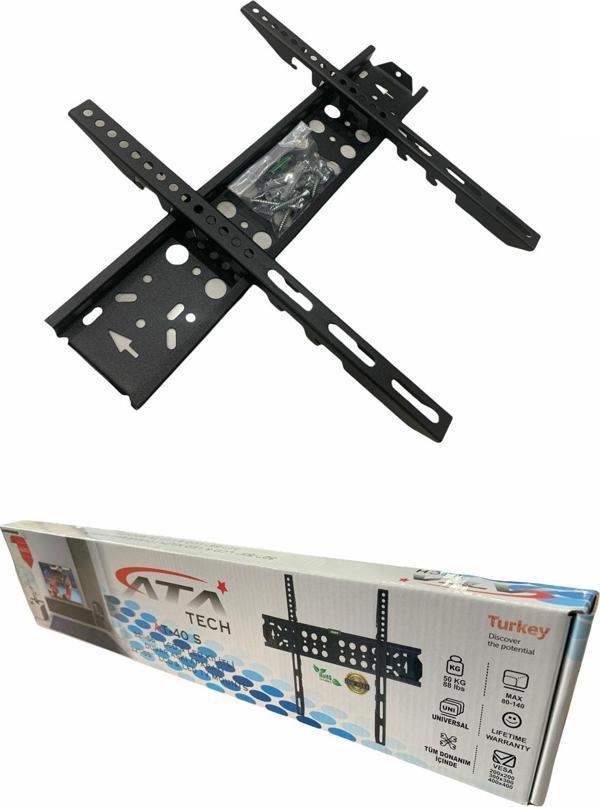 Ata Elektronik 40'' Inch Inç 102 Ekran Led Lcd Tv Askı Aparatı Kilitli Su Terazili - Image 1