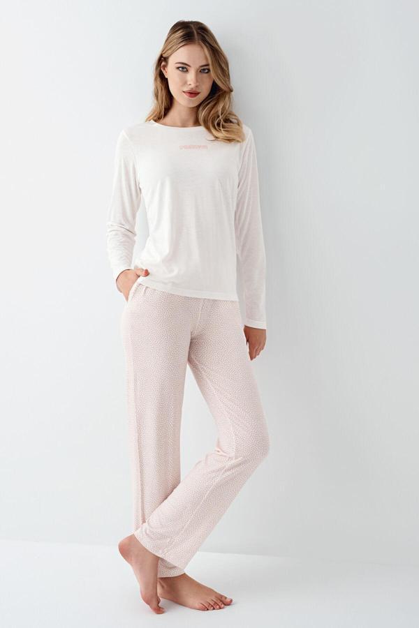 Arnetta Kadın Beyaz Pijama Takımı - Image 1