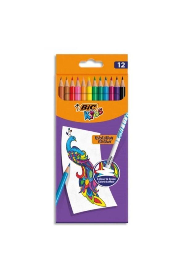 Bic Bıc Silinebilir Kuru Boya Kalemi 12 Renk 987868 - Image 1