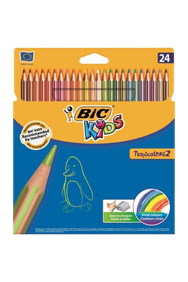 Bic Bıc 24 Renk Kuru Boya Kalemi Tam Boy 937515 - Image 1