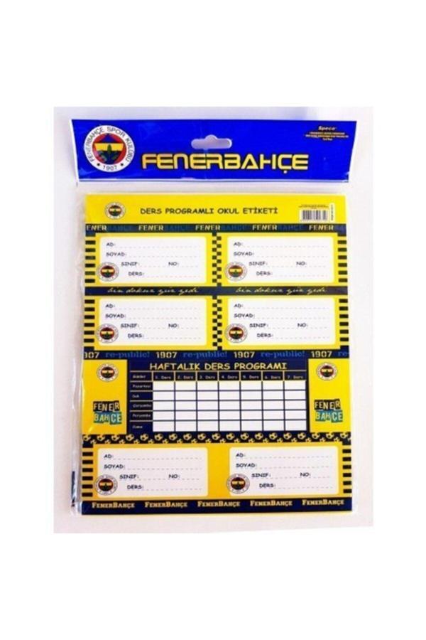 Speco Fenerbahçe Ders Programlı Okul Etiketi  3'Lü Paket - Image 1