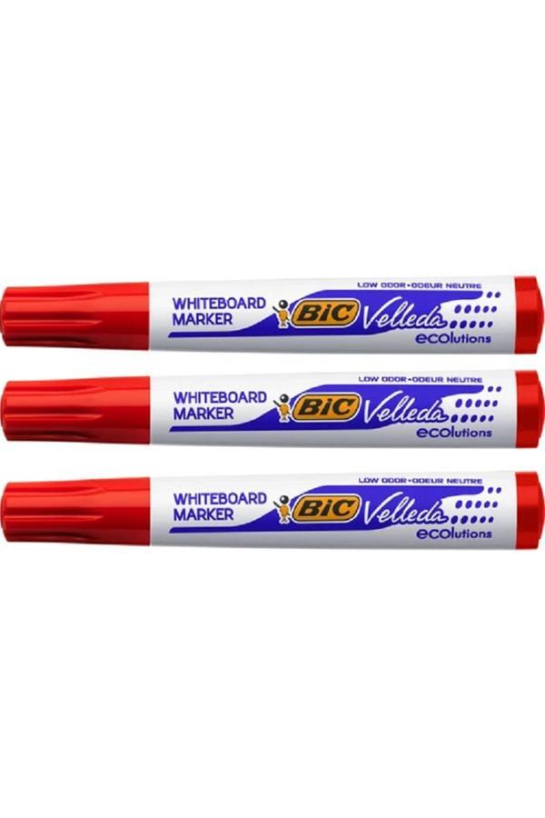 Bic 3 Adet Tahta Kalemi Kırmızı Renk - Image 1