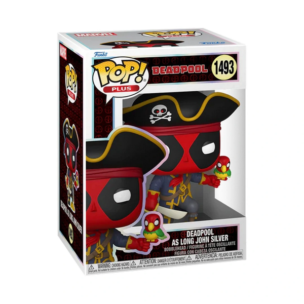 Funko POP Plus Marvel: Deadpool Lit Classics – Deadpool Long John Silver - Image 1