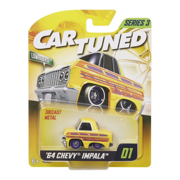 CarTuned S3 1964 Chevy Impala - Sarı Lowrider Araba - Image 1