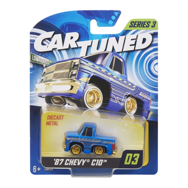 CarTuned S3 1987 Chevy C10 - Mavi Lowrider Araba - Image 1