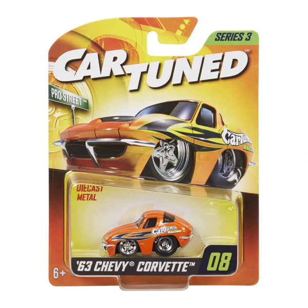 CarTuned S3 1963 Chevy Corvette Stingray - Turuncu Pro Street Araba - Image 1