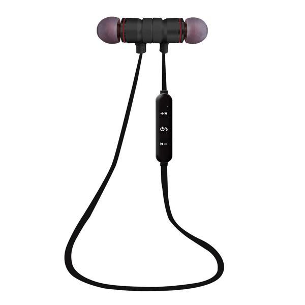 Asonic Siyah Mobil Telefon Uyumlu Bluetooth Kulak içi Mikrofonlu Kulaklık - Image 1