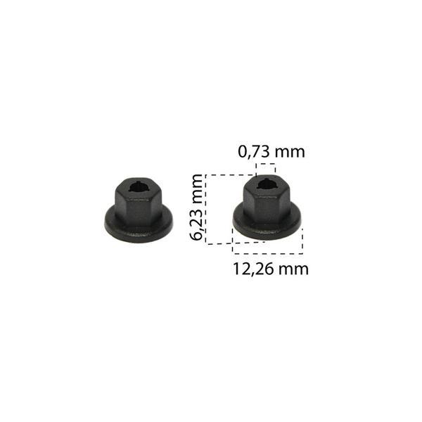 Plastik Somun 4,5X15mm h10 sw10 90413589 90127883 180942 Opel 8E0825265C VW Ford BMW Mini  10 Adet - Image 1