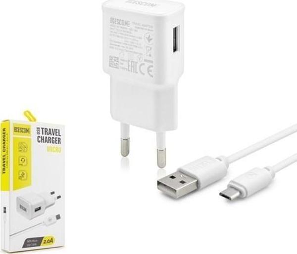 Sesatech Escom Gold Telefon Şarj Aleti Set 2.0A Mıcro Escom Gold ESC-501 - Image 1