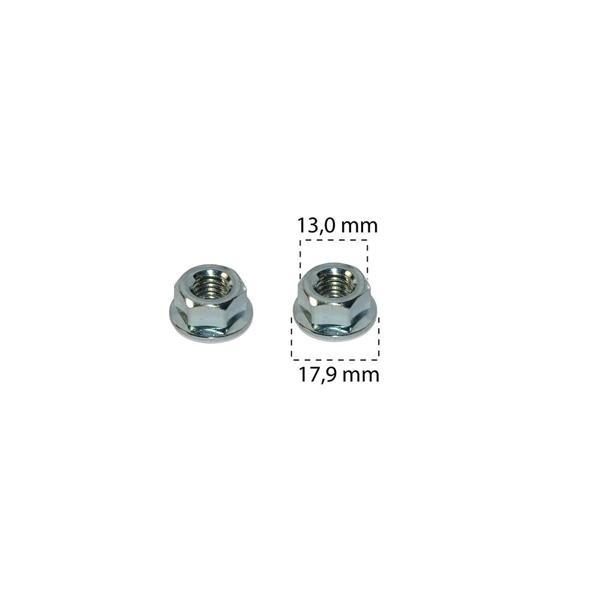 Somun Kendinden Pullu Çinko M8*18X8,8mm Çelik Ford N800466 10 Adet - Image 1