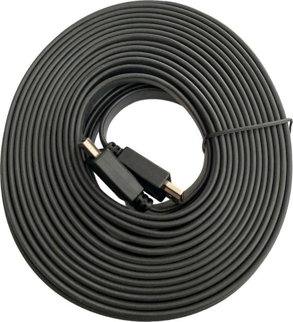Ncpline 10 Mt 10 Metre Ultra Hdmi Kablosu Yassı -Tv Pc Laptop Arasi Görüntü Kablosu - Image 1
