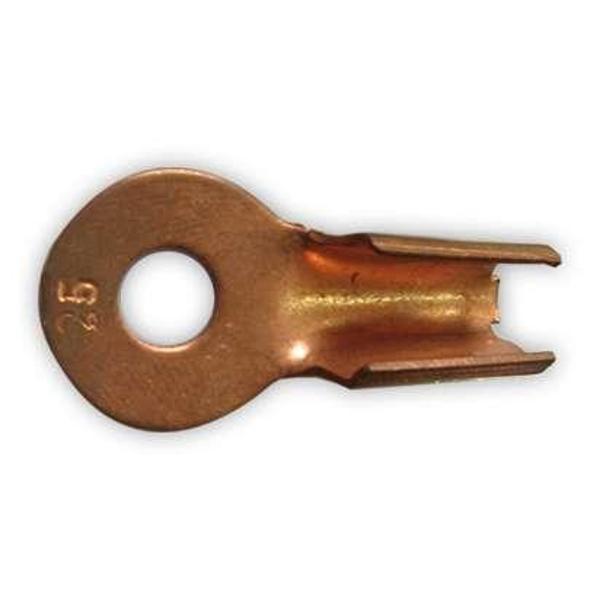 İzolesiz Kablo Ucu Bakır 25Mm 10603 25 Adet - Image 1