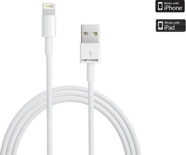 Sesatech Apple Uyumlu Inovaxis Güvenlik Etiketli Lightning Data ve Şarj Kablosu (iPhone 5s / 6s/ 7 / Plus / iPad) - Image 1