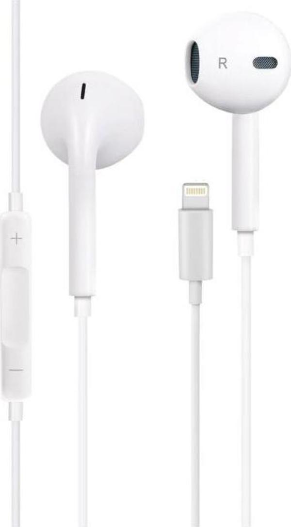 Sesatech Apple Uyumlu Iphone 7 8 Plus X Xs Xr Tak Çalıştır Bluetooth Eşleştirmeli Kulaklık Beyaz - Image 1
