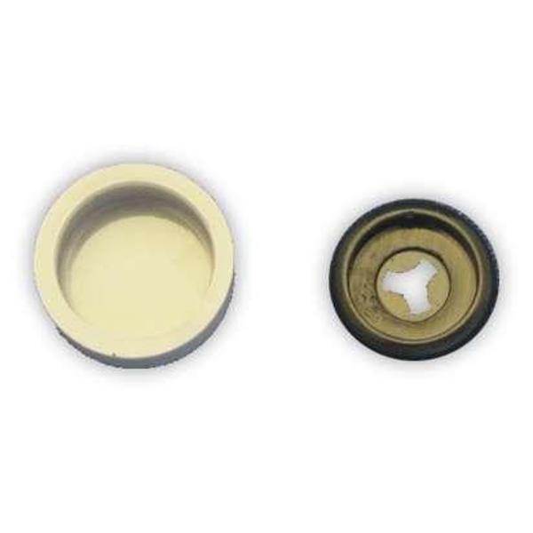 Vida Kapağı Küçük Boy Bombesiz Gri (3,5 - 3,9 - 4,2mm Yıldız Silindir Baş Vida İçin) 25 Adet - Image 1