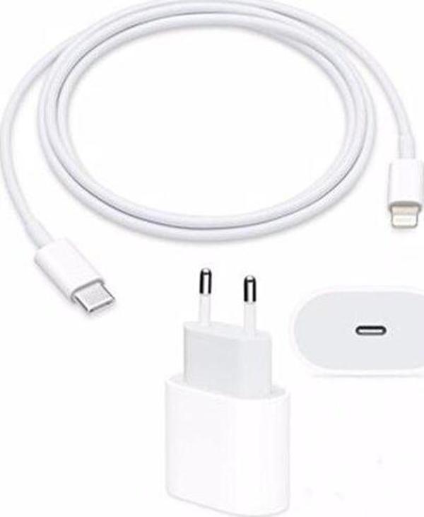 Sesatech Apple Uyumlu Kensa iPhone Hızlı Şarj Aleti Seti 20W Usbc+Kablo - Image 1