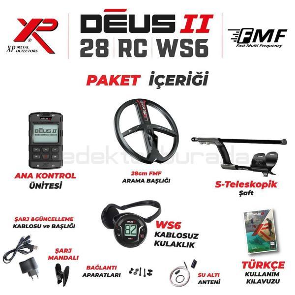 DEUS 2 28CM FMF BAŞLIK,ANA KONTROL ÜNİTESİ,WS6 KULAKLIK - Image 1