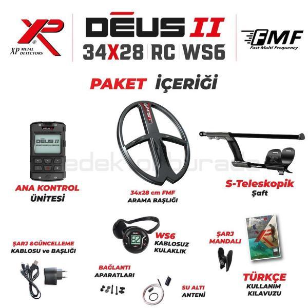 DEUS 2 34X28CM FMF BAŞLIK,ANA KONTROL ÜNİTESİ,WS6 KULAKLIK - Image 1