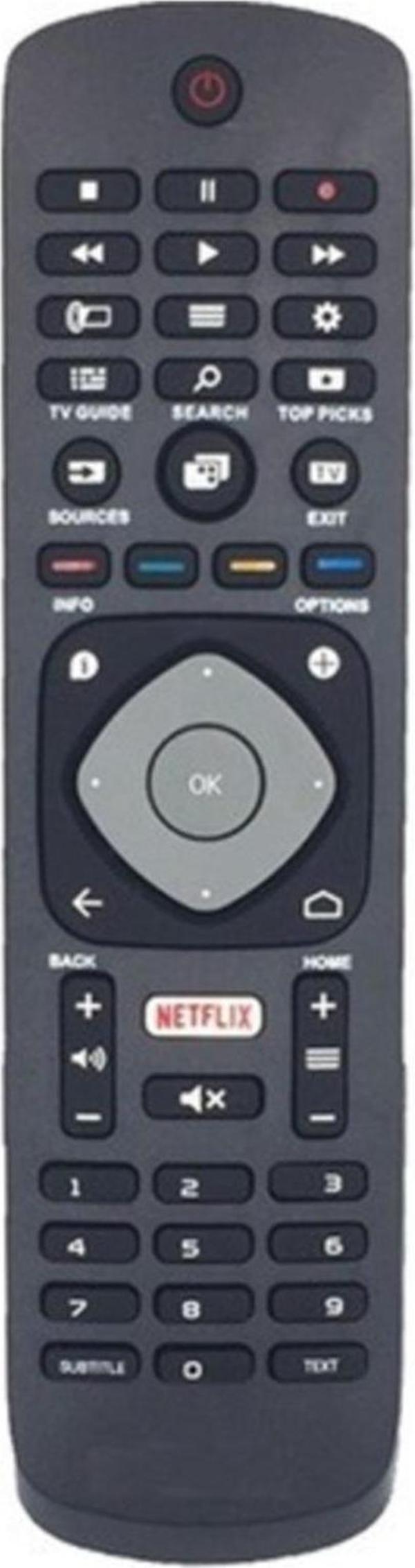 Philips 65Pus6521/12 Uyumlu Klavyesiz Yedek Televizyon Kumandası - Image 1
