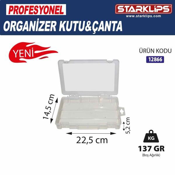 Plastik Organizer Çanta  Sabit Gözlü Vida, Takı, Hobi Düzenleyici Kutu - Image 1